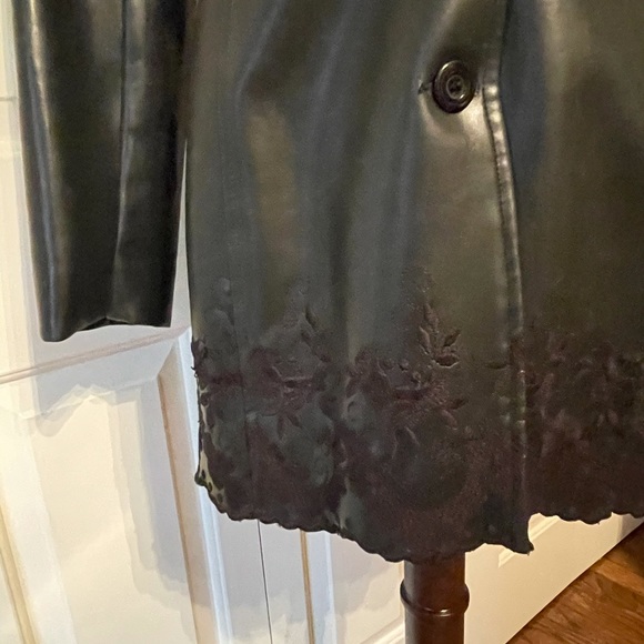 Lorena Conti black pleather jacket - Picture 5 of 13